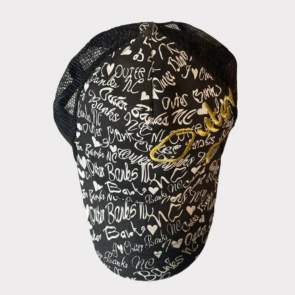 Outer Banks Baseball Cap 777 Lucky Hook Loop Closure